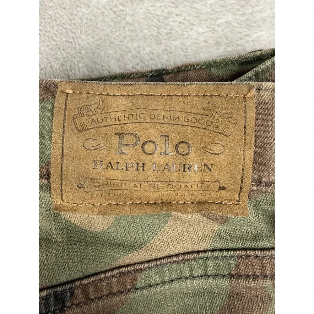 Polo Ralph Lauren Boys 12 Sullivan Slim Camo Jeans Pants Woodland Camouflage